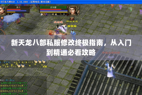 新天龙八部私服修改终极指南，从入门到精通必看攻略