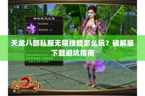 天龙八部私服无限技能怎么玩？破解版下载避坑指南