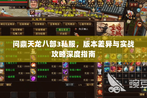 问鼎天龙八部3私服，版本差异与实战攻略深度指南