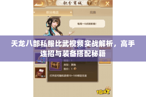 天龙八部私服比武视频实战解析，高手连招与装备搭配秘籍