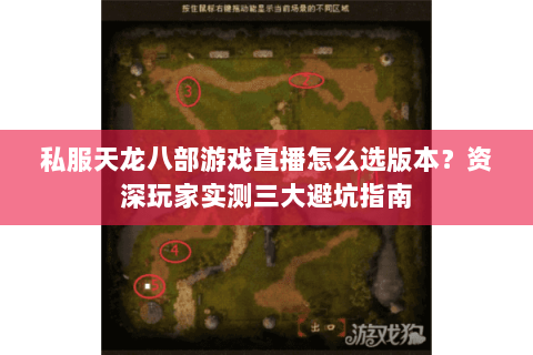 私服天龙八部游戏直播怎么选版本？资深玩家实测三大避坑指南