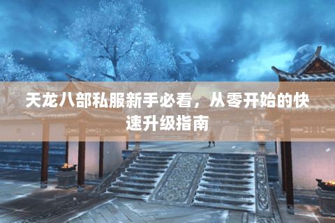 天龙八部私服新手必看，从零开始的快速升级指南