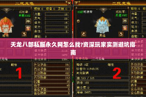 天龙八部私服永久网怎么找?资深玩家实测避坑指南