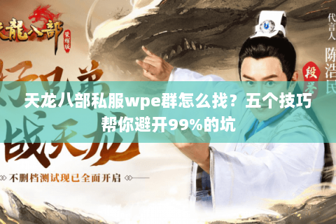 天龙八部私服wpe群怎么找？五个技巧帮你避开99%的坑