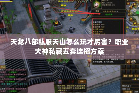 天龙八部私服天山怎么玩才厉害？职业大神私藏五套连招方案