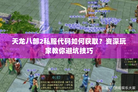 天龙八部2私服代码如何获取？资深玩家教你避坑技巧