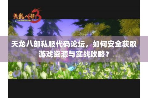 天龙八部私服代码论坛，如何安全获取游戏资源与实战攻略？