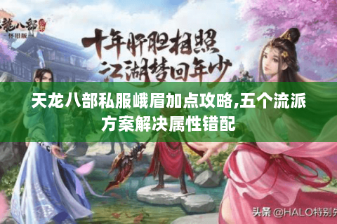 天龙八部私服峨眉加点攻略,五个流派方案解决属性错配