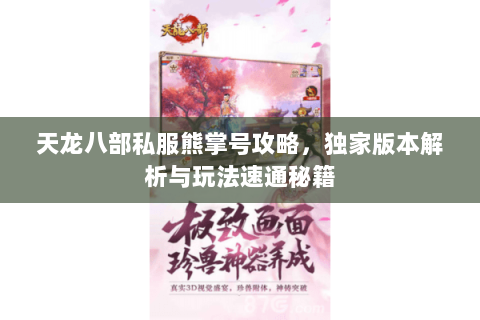 天龙八部私服熊掌号攻略，独家版本解析与玩法速通秘籍