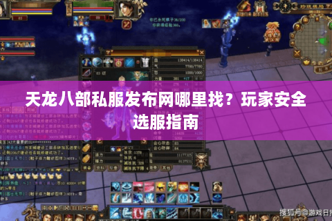 天龙八部私服发布网哪里找？玩家安全选服指南