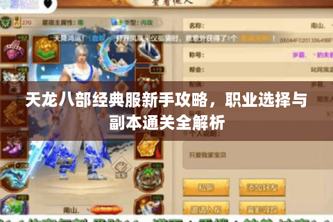 天龙八部经典服新手攻略，职业选择与副本通关全解析
