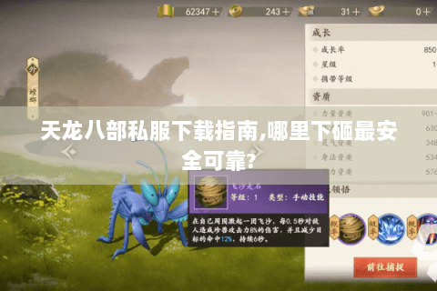天龙八部私服下载指南,哪里下砸最安全可靠?