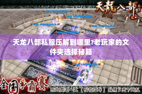 天龙八部私服压解到哪里?老玩家的文件夹选择秘籍