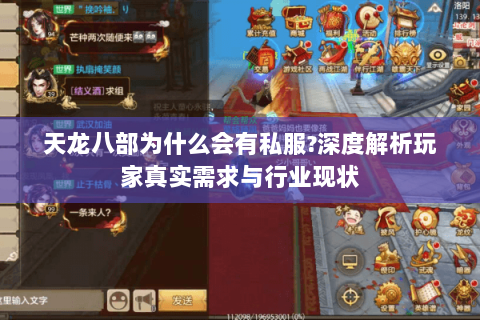 天龙八部为什么会有私服?深度解析玩家真实需求与行业现状