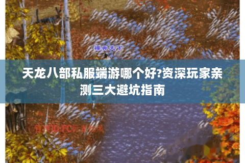天龙八部私服端游哪个好?资深玩家亲测三大避坑指南
