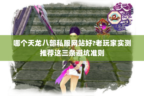 哪个天龙八部私服网站好?老玩家实测推荐这三条避坑准则