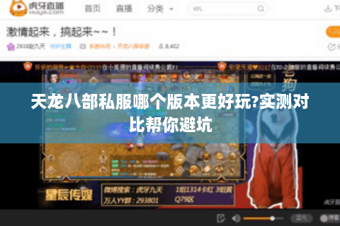 天龙八部私服哪个版本更好玩?实测对比帮你避坑