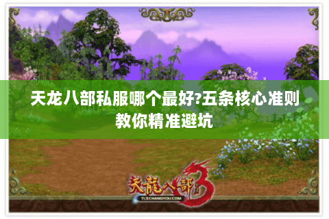 天龙八部私服哪个最好?五条核心准则教你精准避坑