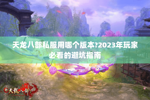 天龙八部私服用哪个版本?2023年玩家必看的避坑指南