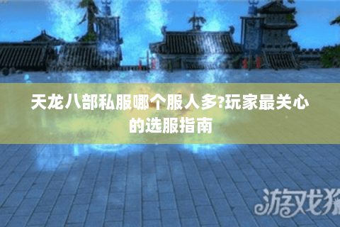 天龙八部私服哪个服人多?玩家最关心的选服指南