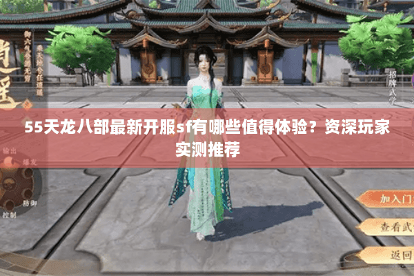 55天龙八部最新开服sf有哪些值得体验？资深玩家实测推荐